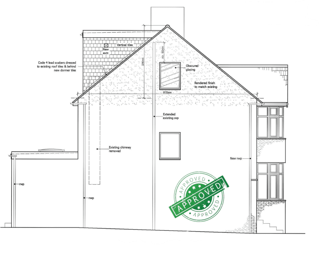 Gable Loft Conversion approved